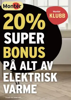 Forhåndsvisning av Montér kundeavis gyldig fra 22/09/2026