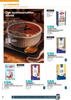 METRO - Prévisualisation de METRO - Guide Italie valide à partir de 28/05/2026 | Page: 22 | Produits: Mascarpone, Livre, Crème
