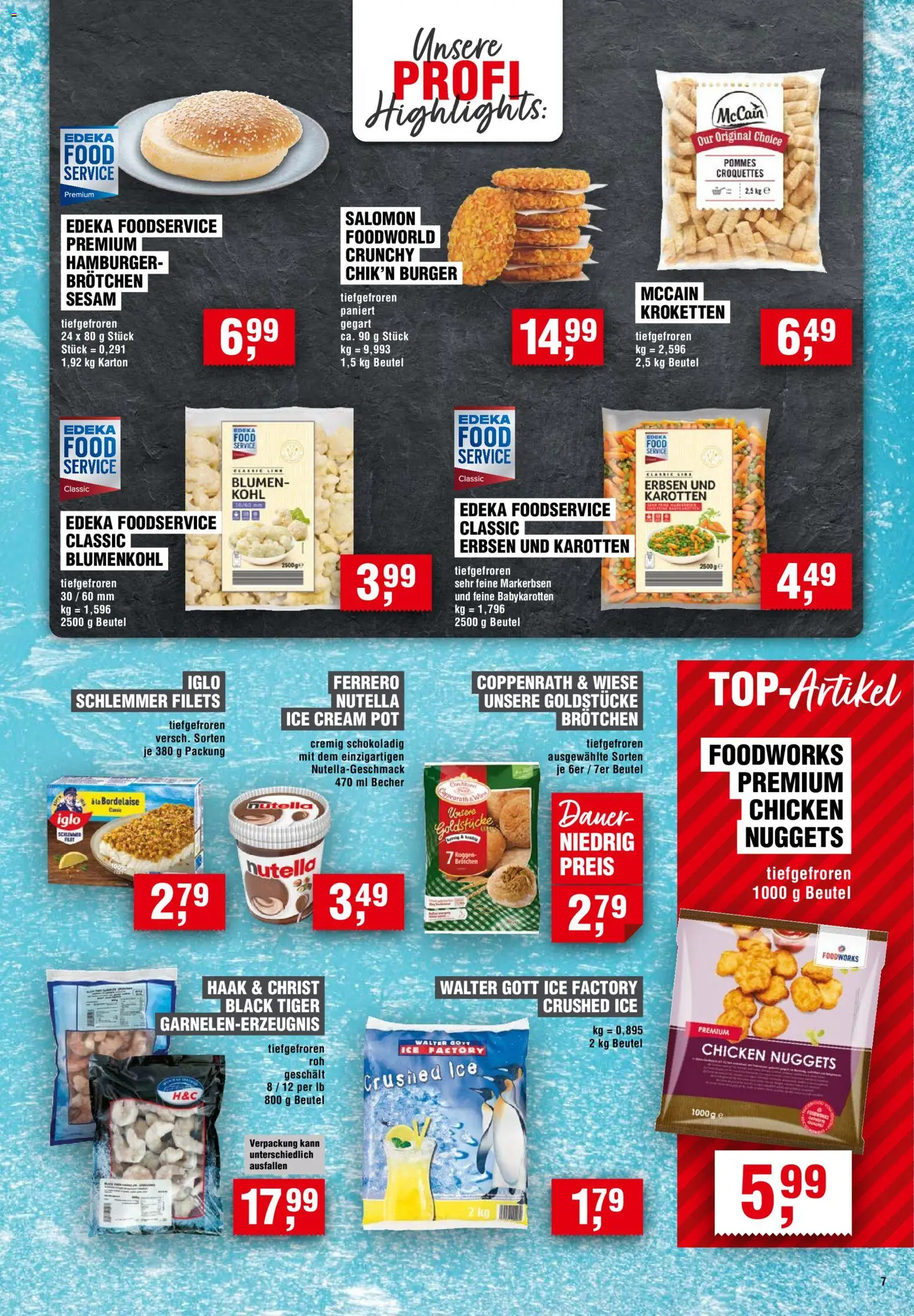 Handelshof Prospekt – gültig ab 05.11.2026 | Seite: 7 | Produkte: Pommes, Blumen, McCain, Blumenkohl