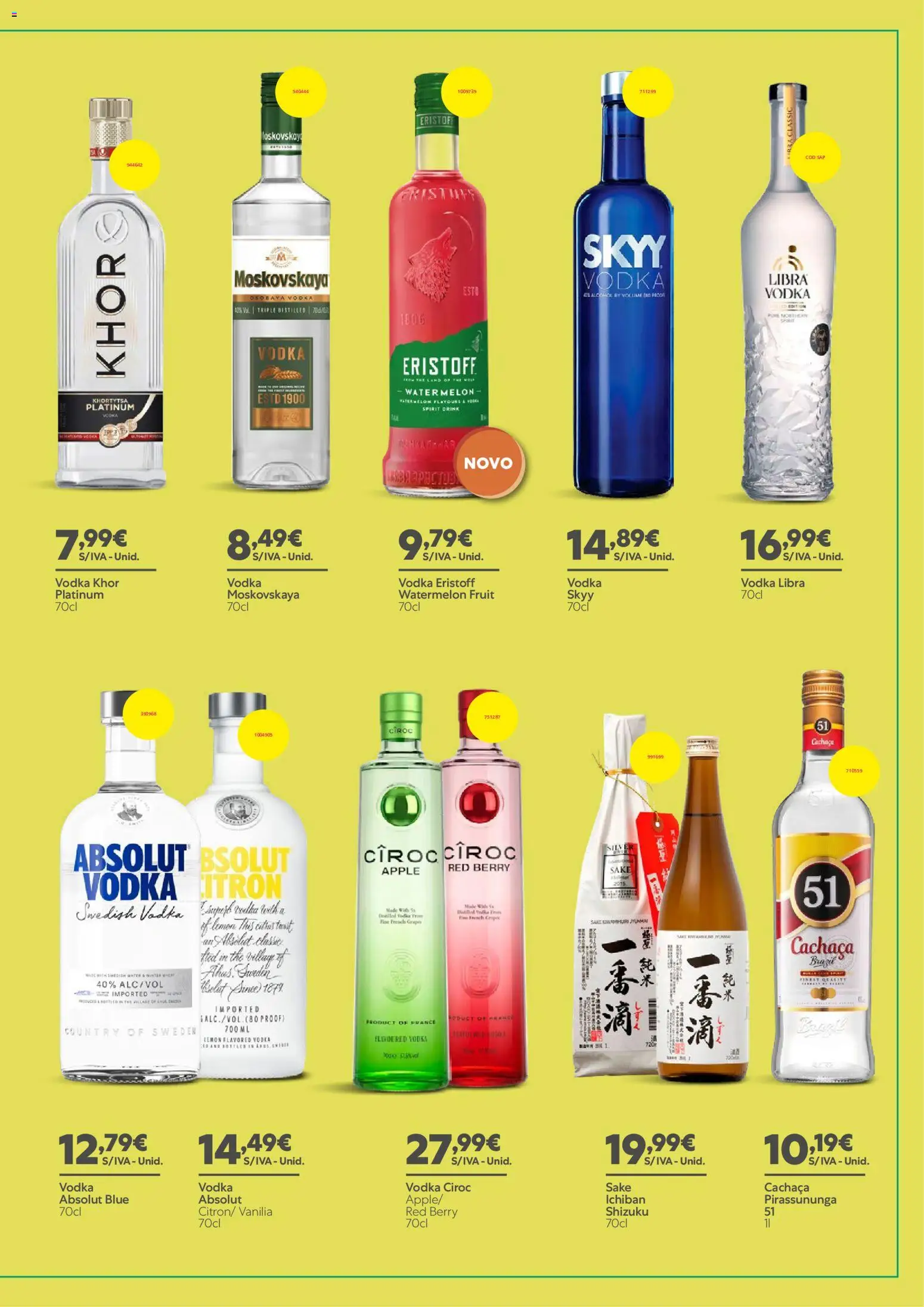 Recheio - Catálogo de Vinhos, Destilados e Cervejas │ válido de 28.05.2026 | Página: 41 | Produtos: Cachaça, Vodka