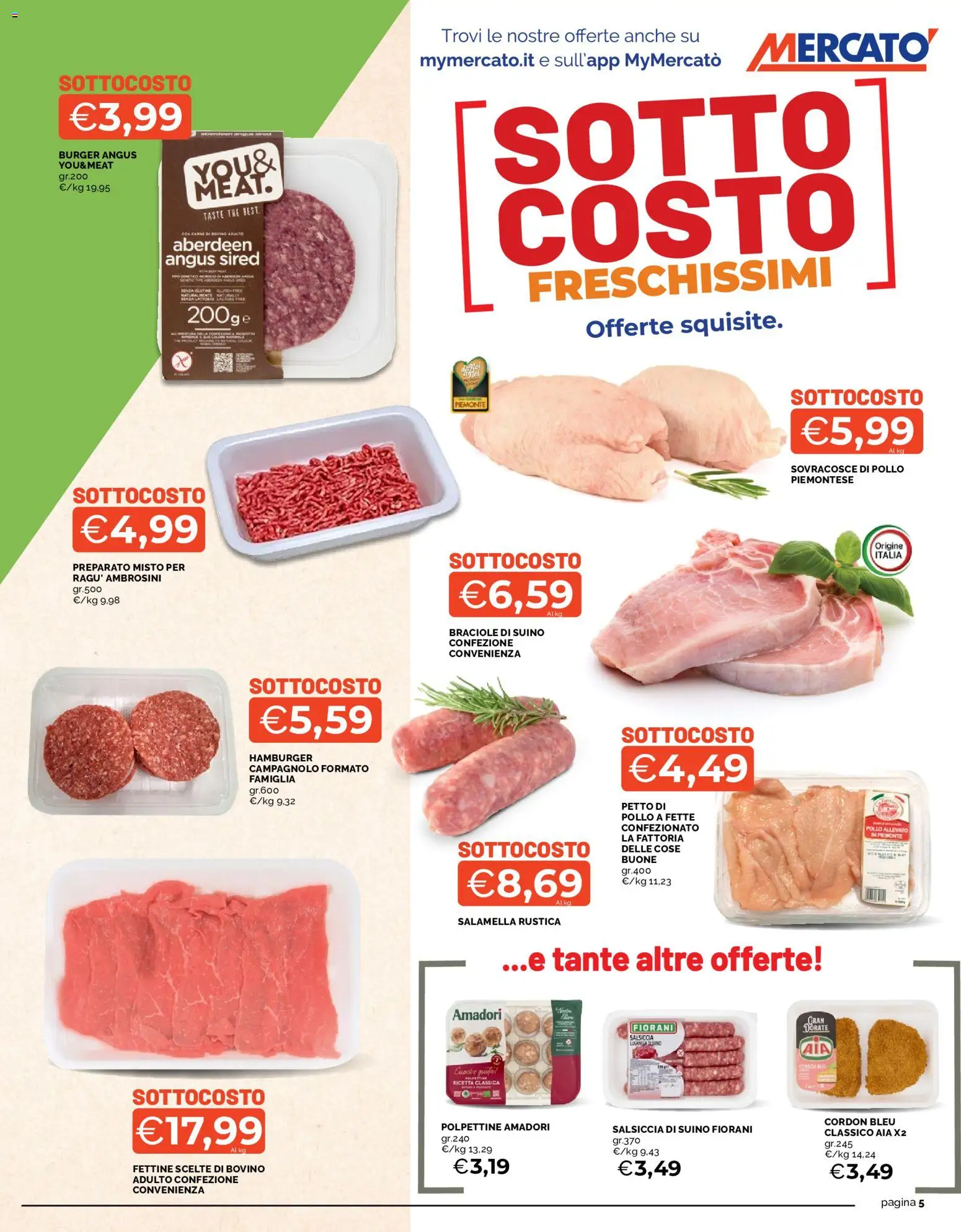 Volantino Mercatò del 03/08/2026 | Pagina: 5