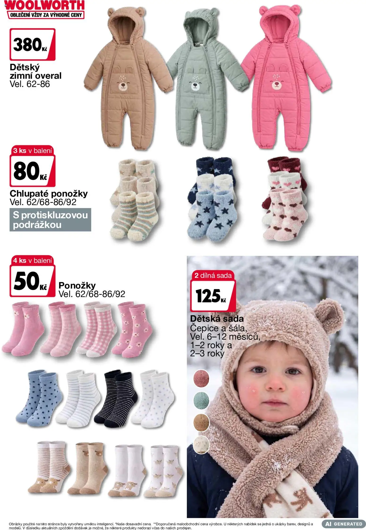 Nové Woolworth akcie – leták je platný od 02.10.2026 | Strana: 9 | Produkty: Overal, Ponožky
