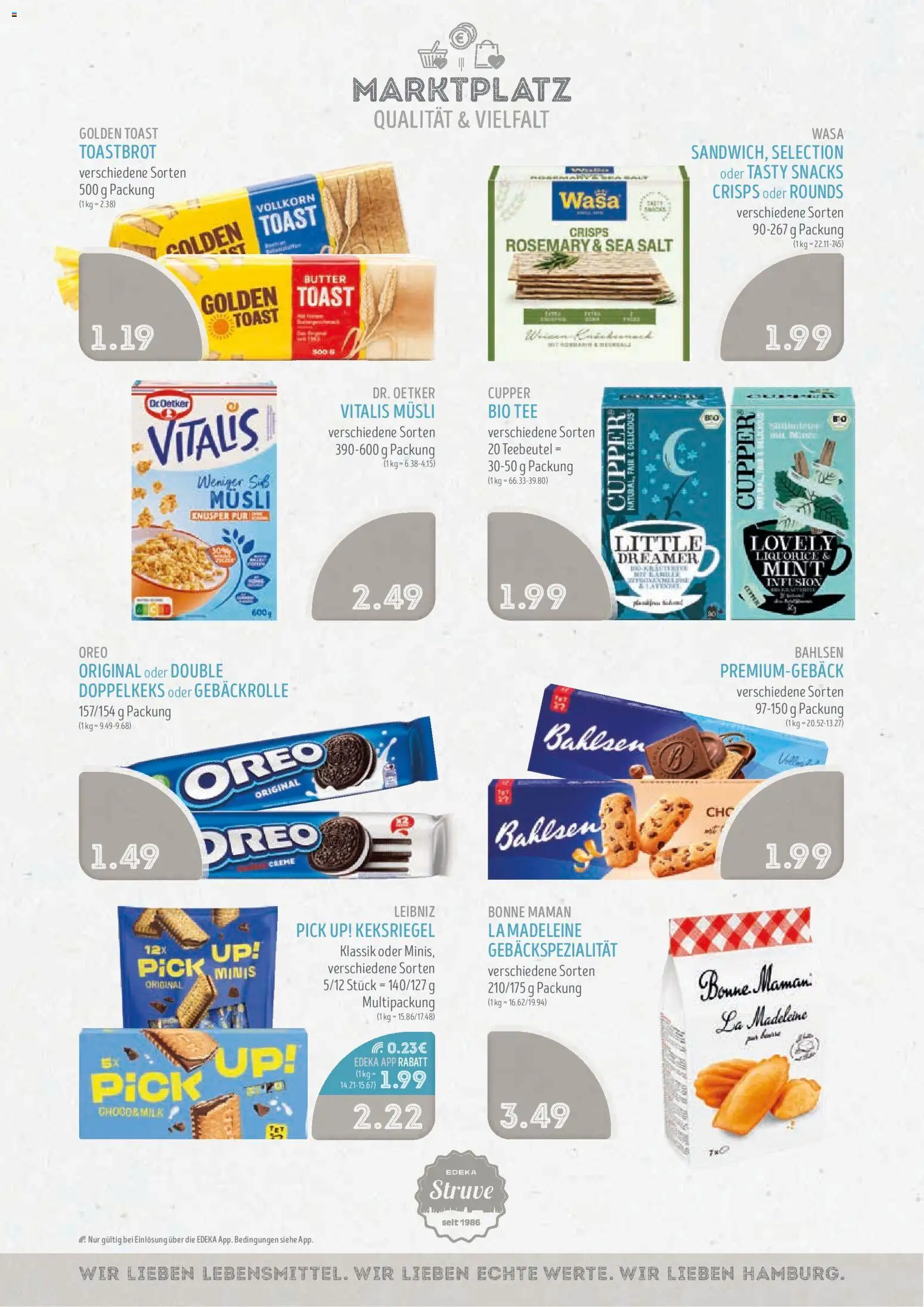 Edeka Struve Prospekt – gültig ab 07.09.2026 | Seite: 10 | Produkte: Musli, Butter, Toast, Tee