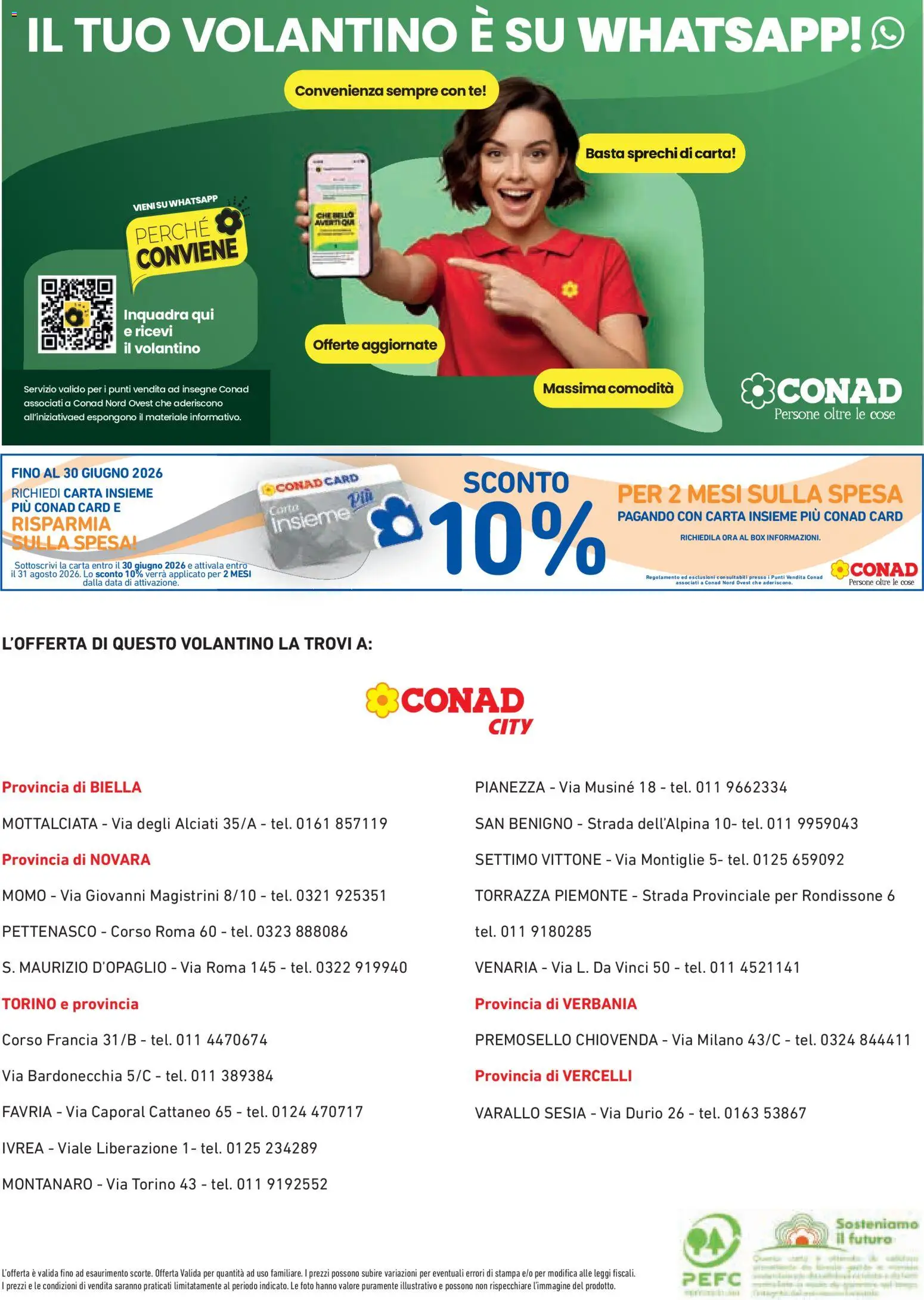 Volantino Conad del 18.06.2026 | Pagina: 8 | Prodotti: Tè, Data, Stampa