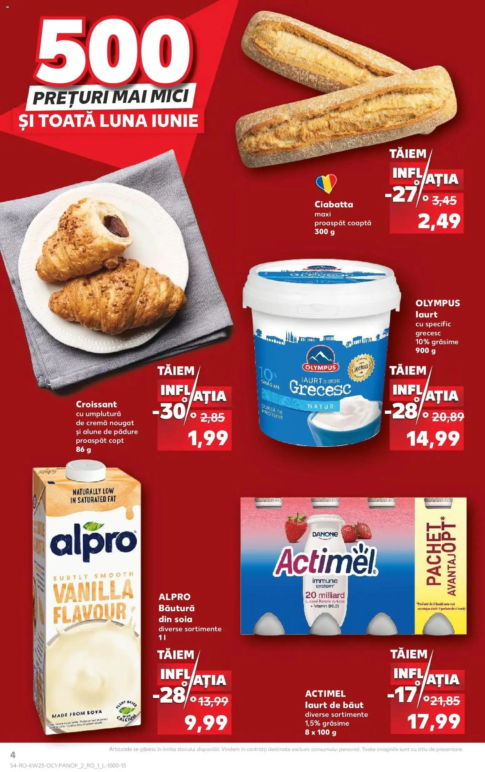 Noul catalog Kaufland – valabil de la 03.06.2026 | Pagină: 4 | Produse: Masaüstü kılıfı, Alune, Iaurt, Cremă