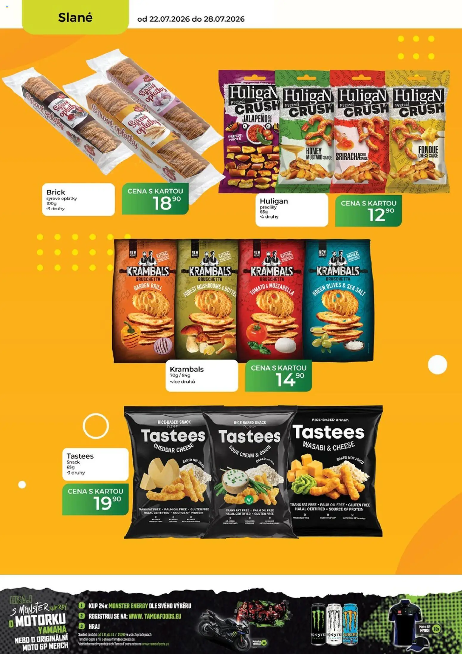 Tamda Foods leták od 22.07.2026 | Strana: 38 | Produkty: Wasabi, Monster Energy, Mozzarella, Cheddar