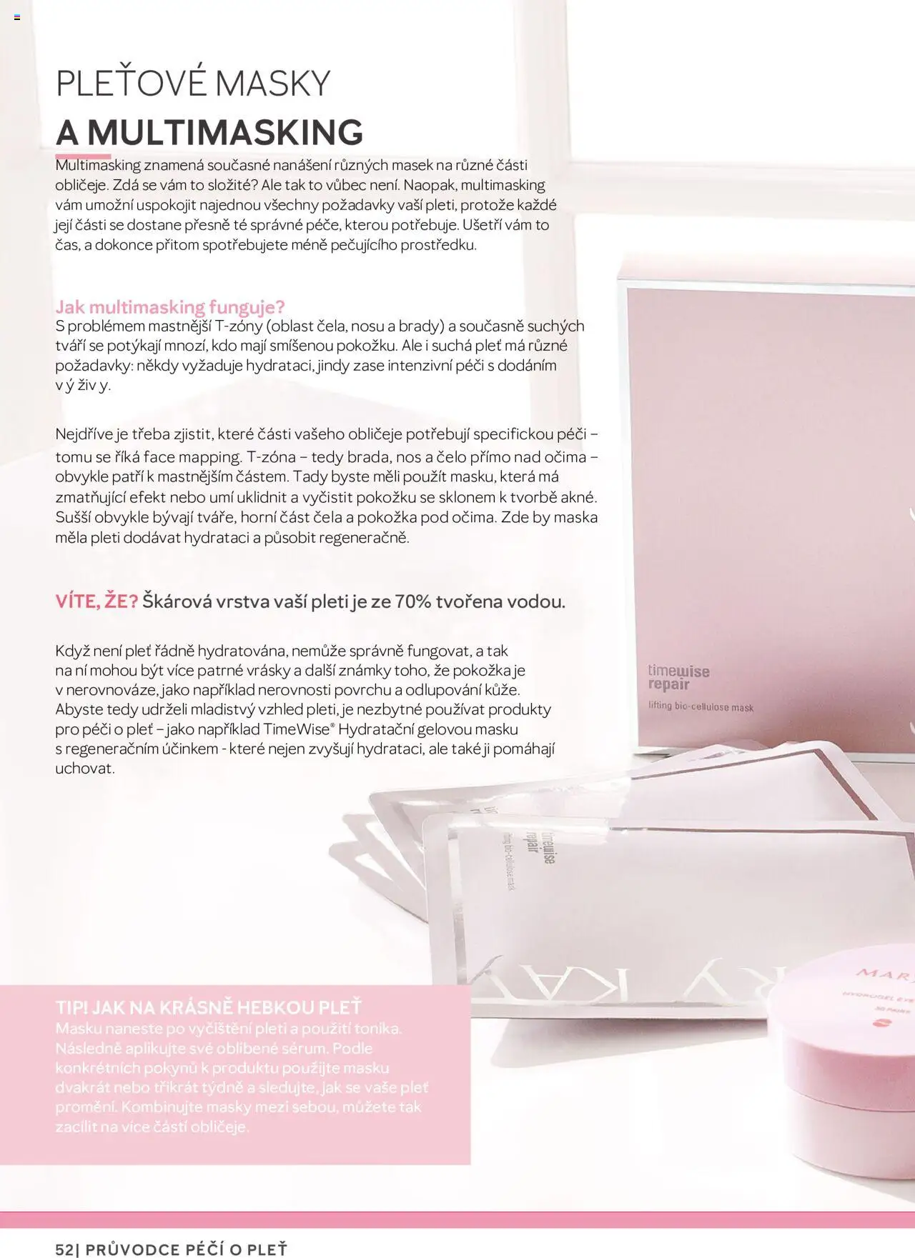 Mary Kay katalog - Průvodce péčí o pleť od 22.02.2025 | Strana: 52 | Produkty: Známky, Pleťové masky, Masky, Maska