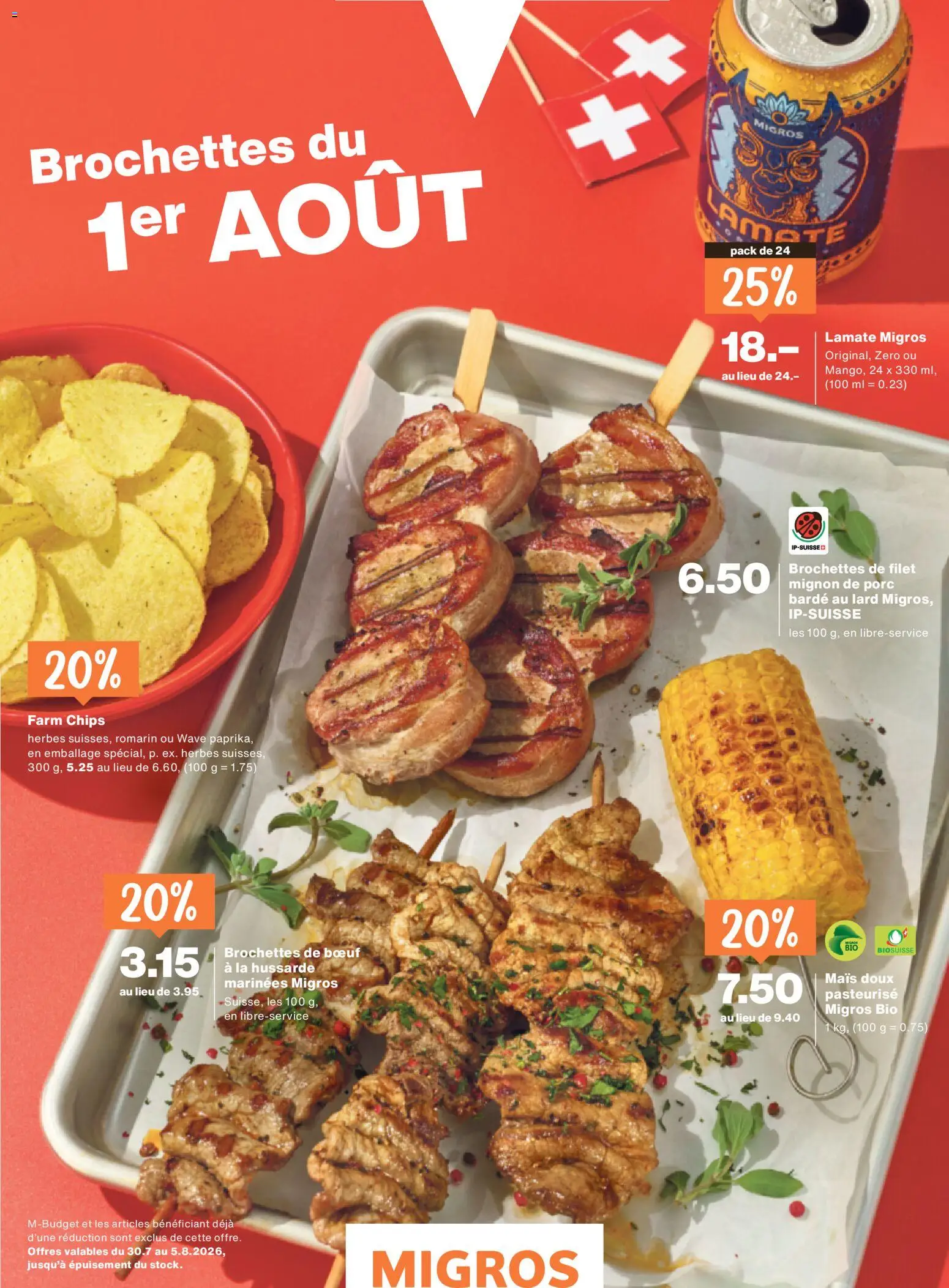 Migros aktionen Magazine FR – gültig ab 29.07.2026 | Seite: 6 | Produkte: Chips
