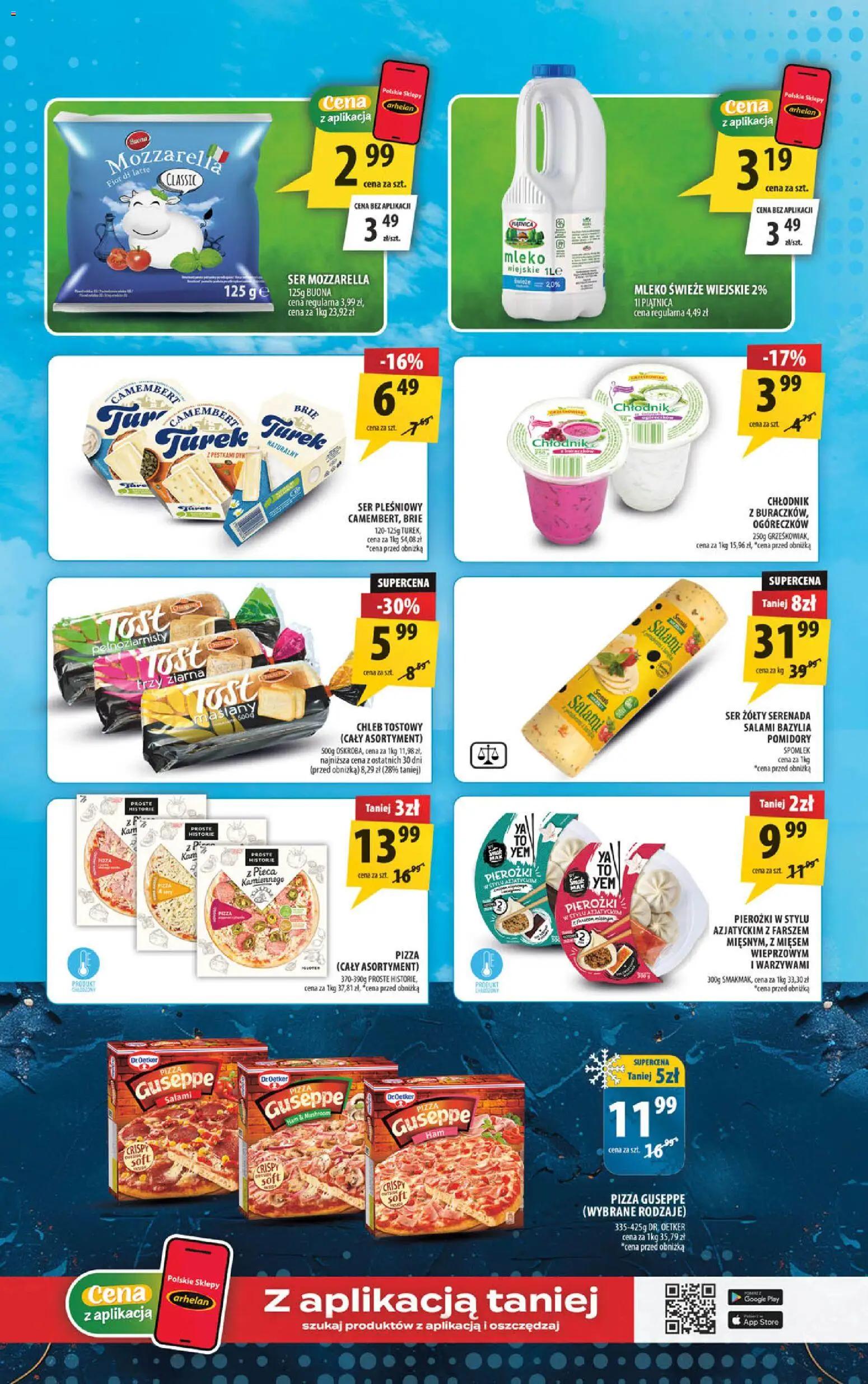 Arhelan gazetka od 03.07.2026 | Strona: 7 | Produkty: Ser pleśniowy, Bazylia, Salami, Mozzarella