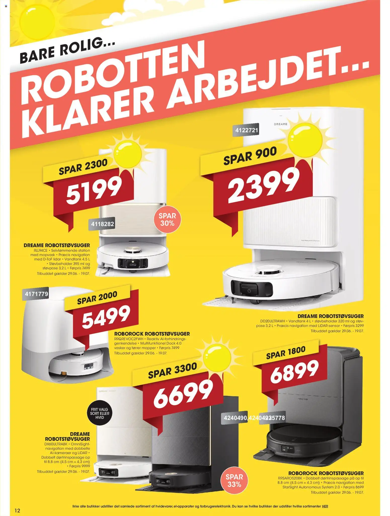 Punkt1 tilbudsavis – gyldig fra 29/06/2026 | Side: 12 | Produkter: Robotstøvsuger, Navigation