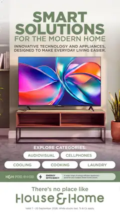 House and Home specials catalogue – valid from 07/09/2026
