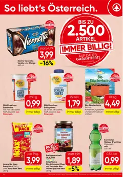 Spar Flugblatt - Oberösterreich ab 11.06.2026 gültig | Seite: 14 | Produkte: Mango, Szeder, Sauerrahm