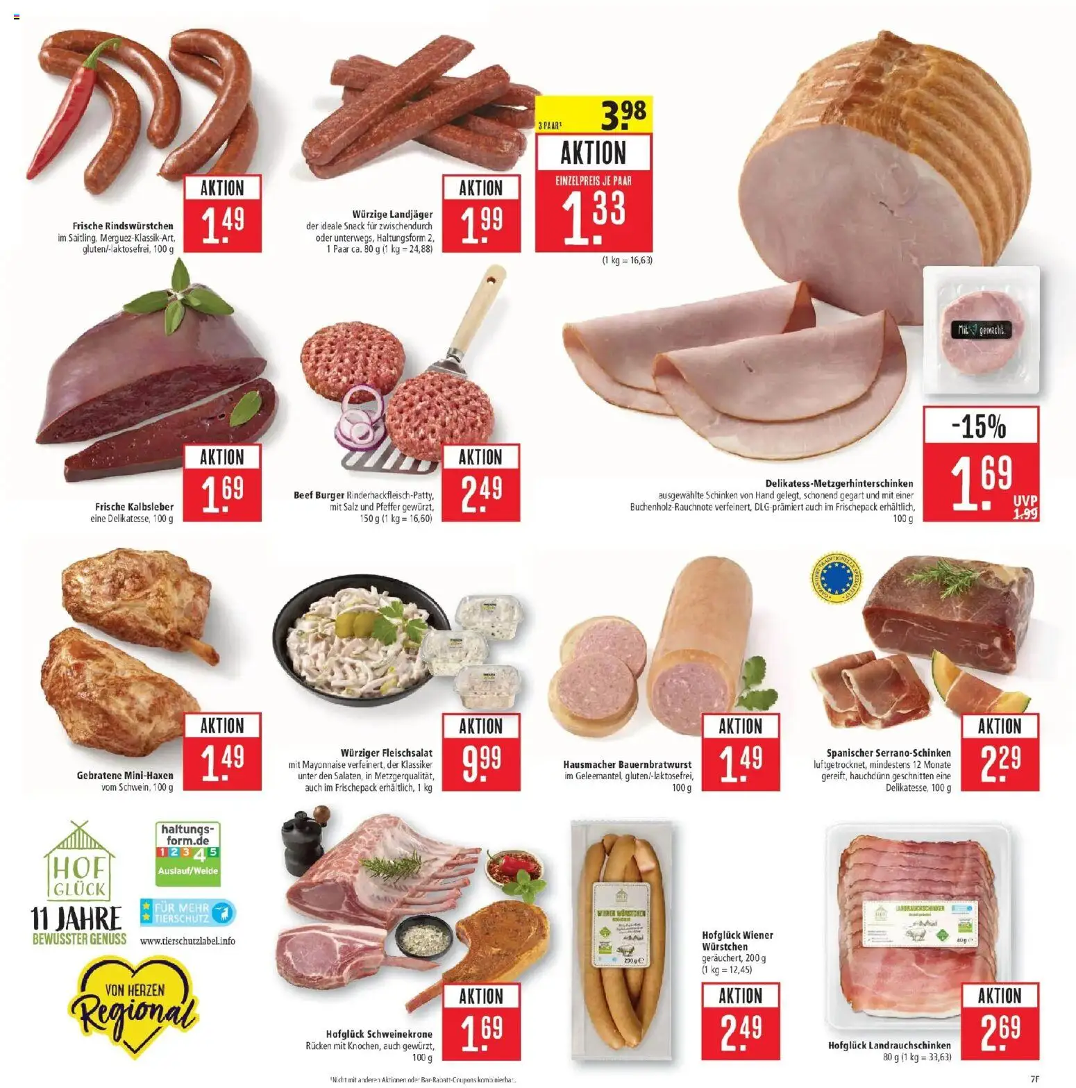 Marktkauf Prospekt Böblingen – gültig ab 06.07.2026 | Seite: 7 | Produkte: Wiener wurstchen, Burger, Salz, Pfeffer