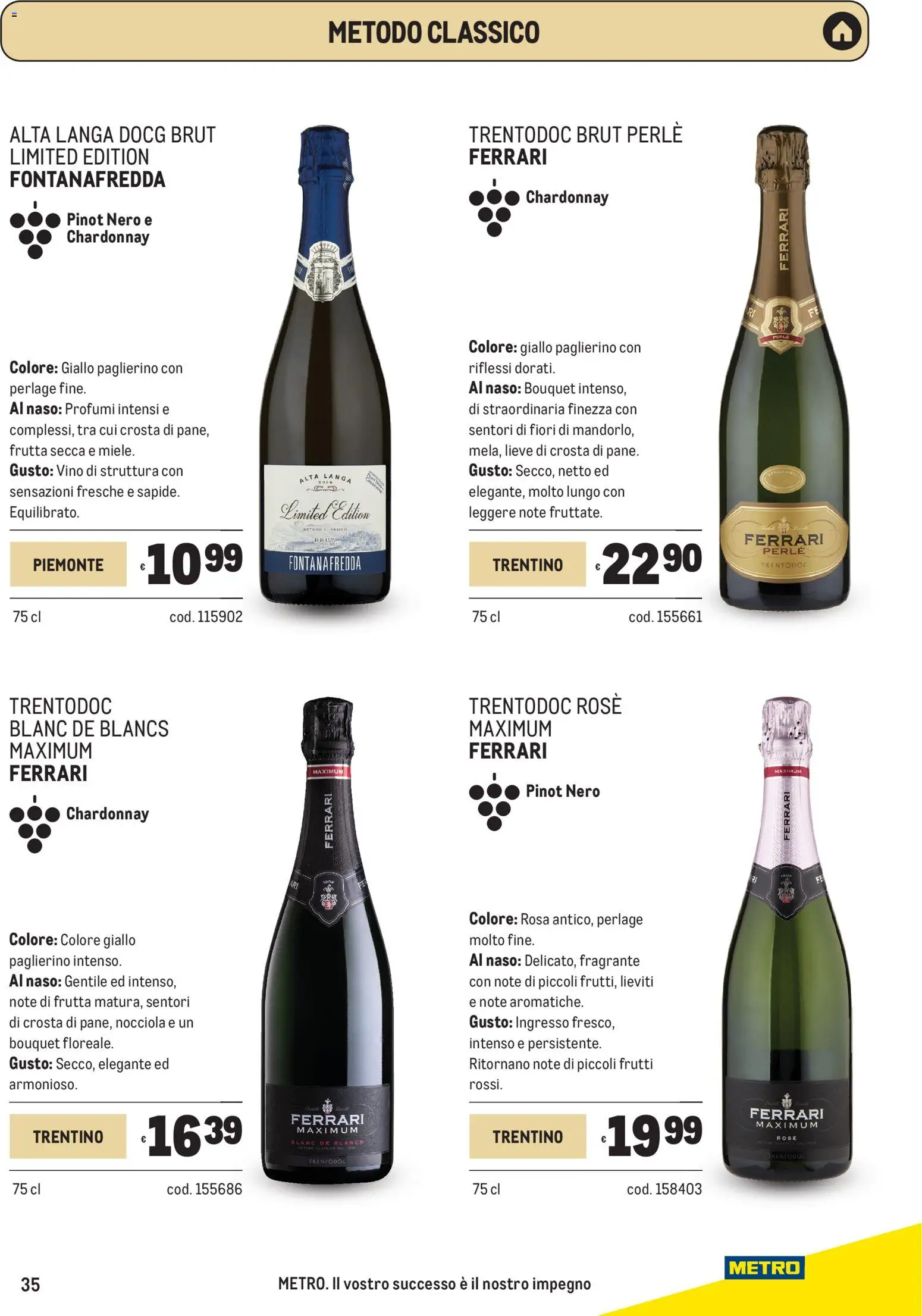Volantino Metro del 24/09/2026 | Pagina: 35 | Prodotti: Frutta secca, Frutta, Fiori, Profumi