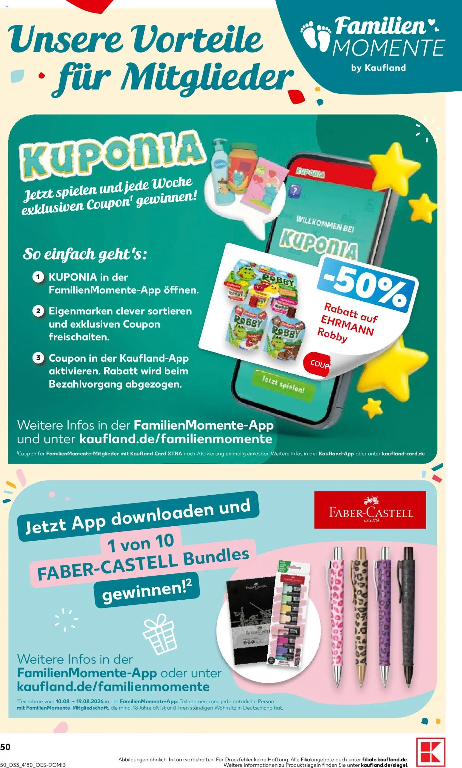 Kaufland Německo leták od 13.08.2026 | Strana: 50