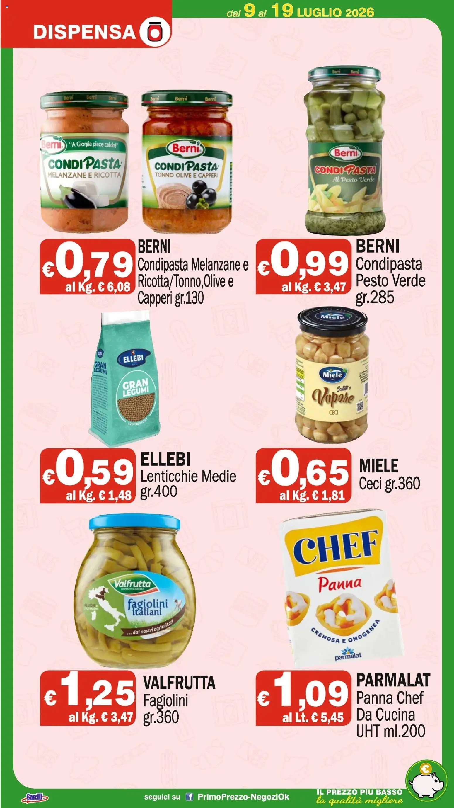 Volantino Primo Prezzo del 09/07/2026 | Pagina: 8