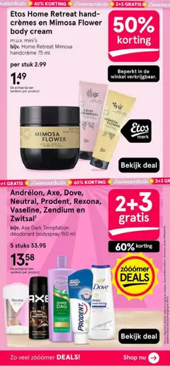 Etos folder - Voorbeeld van een folder van Etos, geldig van 29-06-2026 | Pagina: 12 | Producten: Deodorant, Kan, Handcrème, Zeep