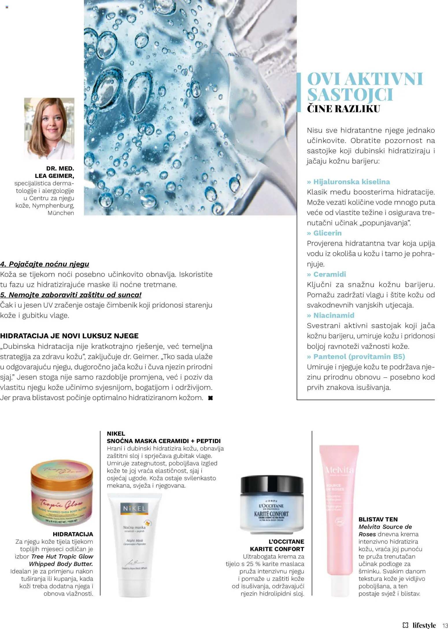 Müller katalog | vrijedi od 01.09.2026 | Stranica: 13 | Proizvodi: Maske, Maska, Krema, Sastojci