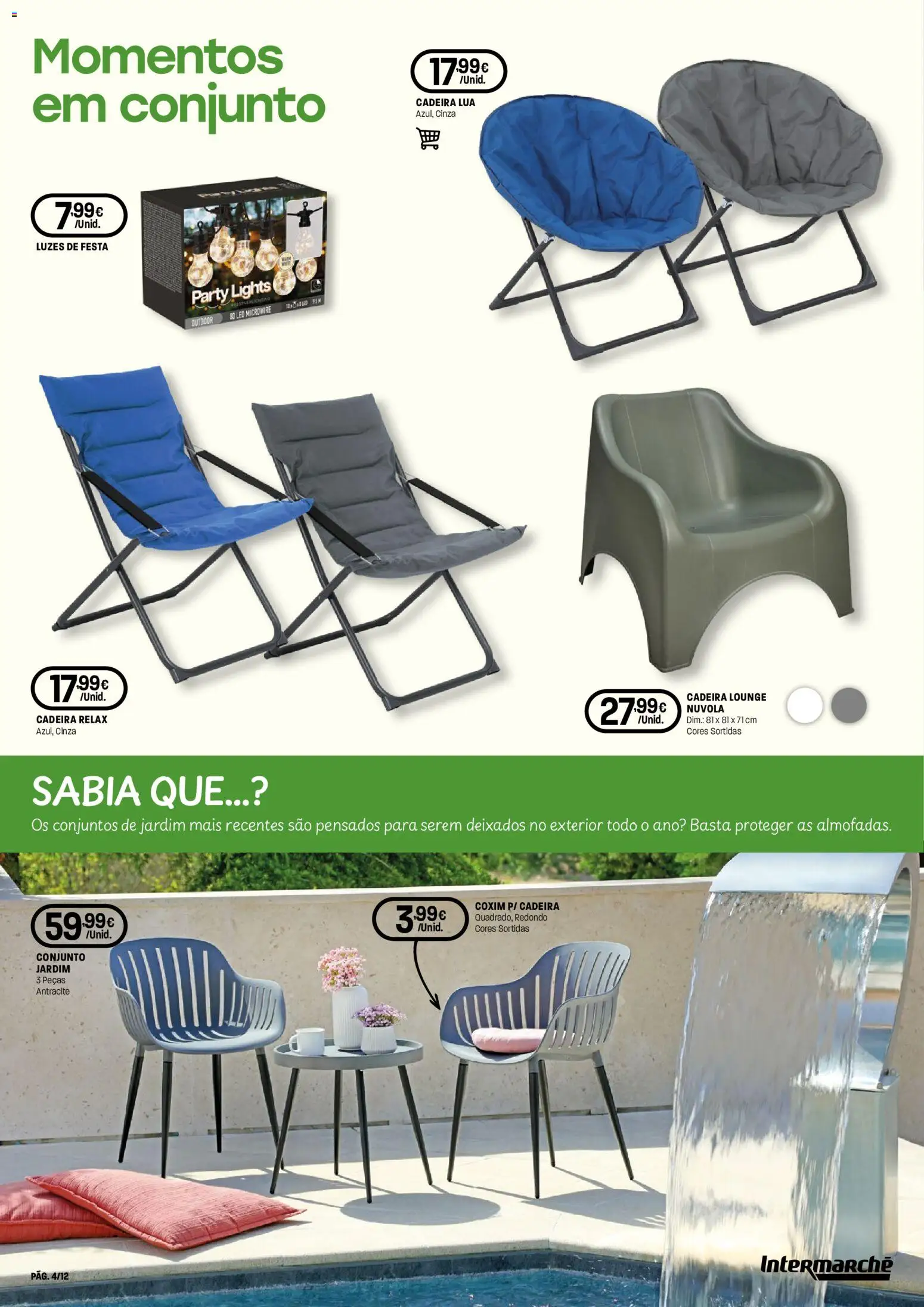 Intermarché folheto Aire Livre Super │ válido de 07.05.2026 | Página: 4 | Produtos: Cadeira