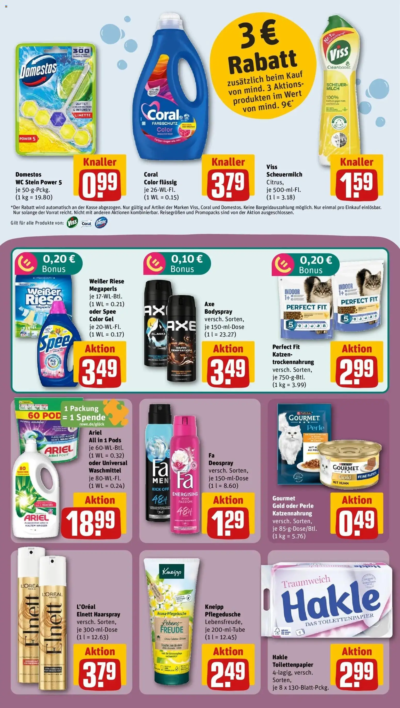 REWE Prospekt ab 14.09.2026 zum Blättern » Angebote | Seite: 29 | Produkte: Milch, Coral, Spee, Limette