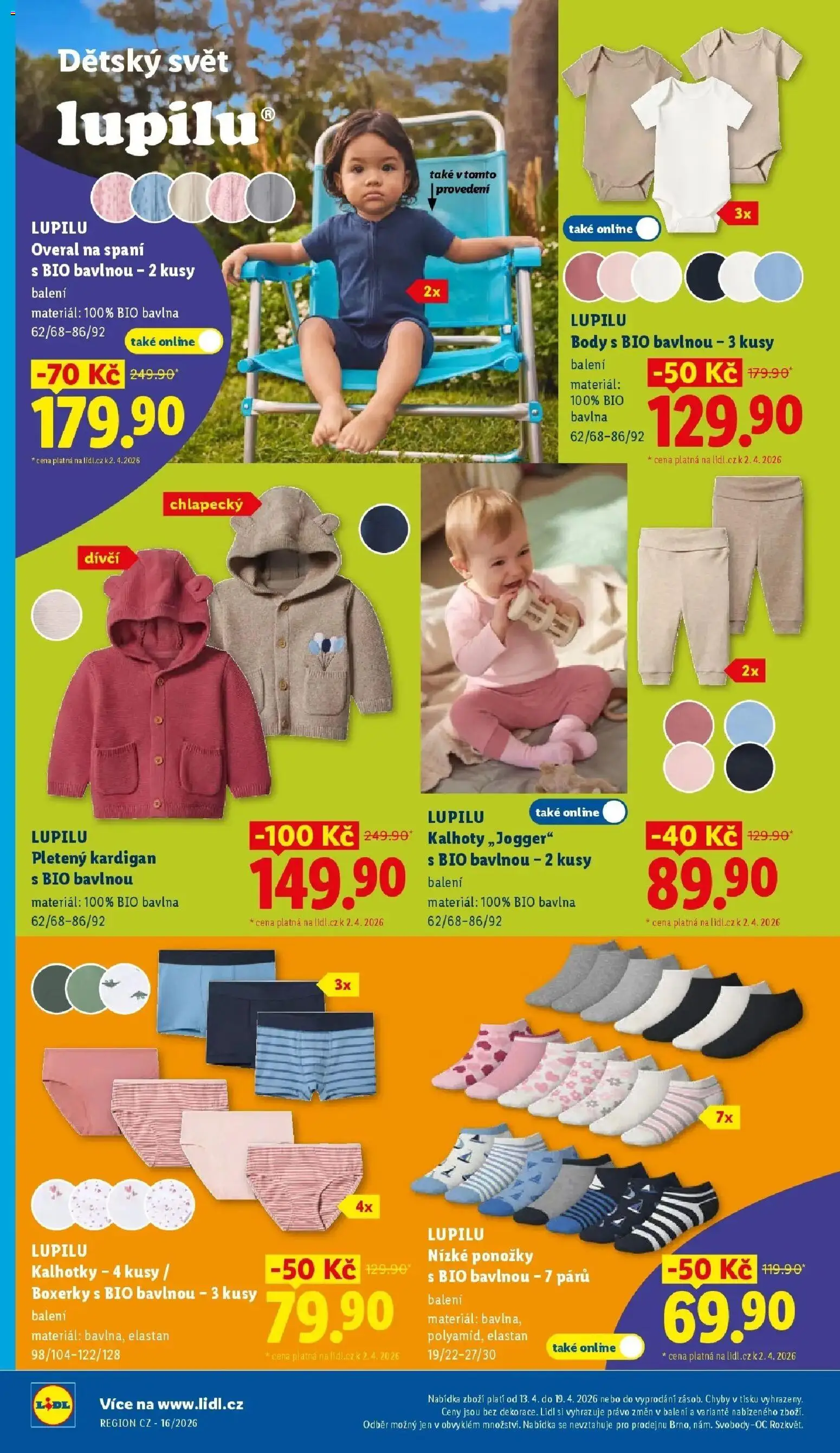 Lidl aktuální leták od 13.04.2026 | Strana: 38 | Produkty: Kalhoty, Boxerky, Overal na spaní, Pants