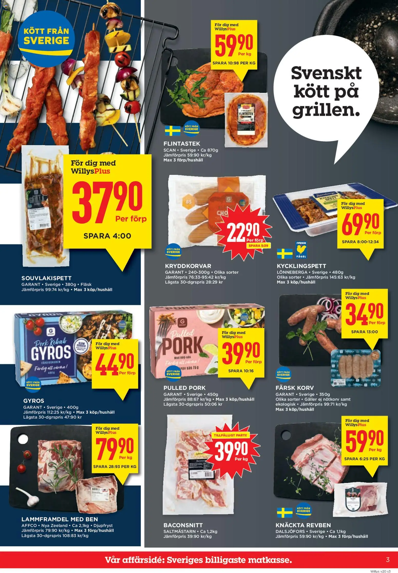 Willys reklamblad aktuell från 11.05.2026 | Sida: 3