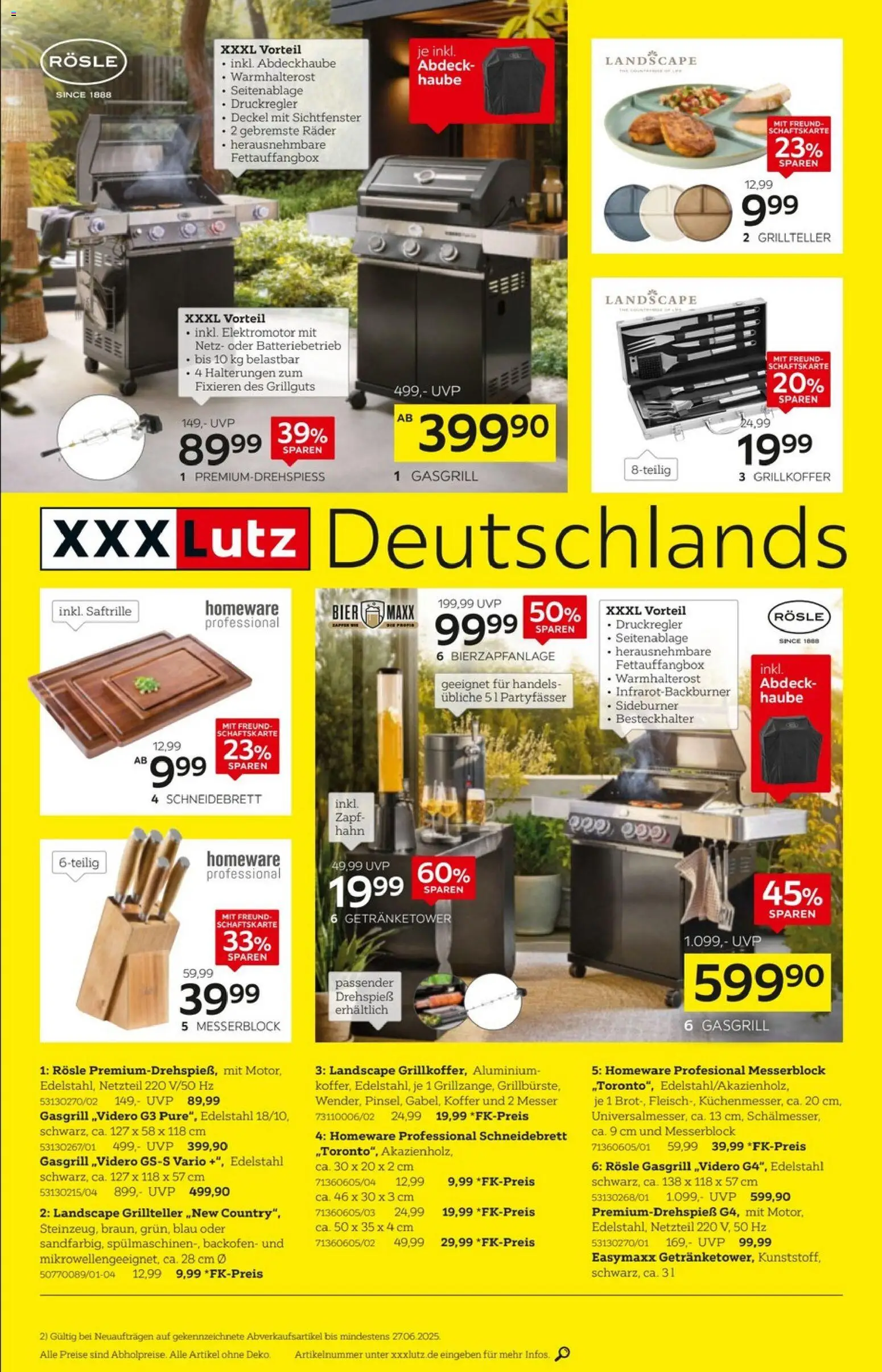 XXXLutz Deutschlands größter SSV – gültig ab 06.06.2026 | Seite: 4 | Produkte: Bier, Backofen, Koffer, Netzteil