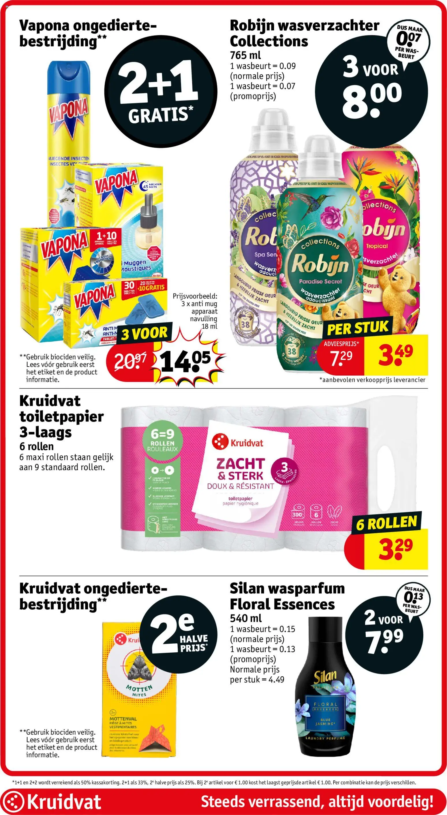 {H1} | Pagina: 51 | Producten: Papier, Toiletpapier, Wasverzachter, Robijn