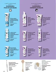 Ofertele Avon valabile de la 01.06.2026 | Pagină: 122 | Produse: Loțiune tonică, Gel de curățare, Toner, Perie