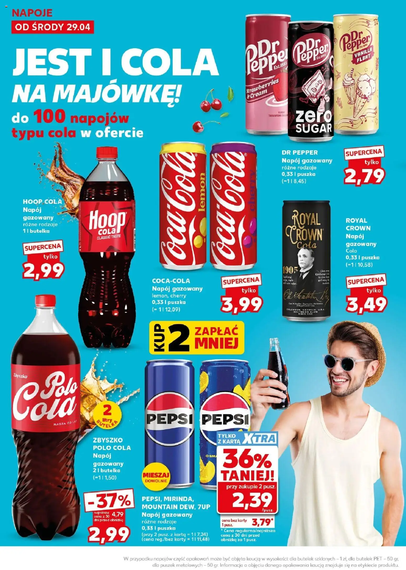 Kaufland gazetka - Mocny start od 04.05.2026 | Strona: 24 | Produkty: Karta, Napoje, Pepsi