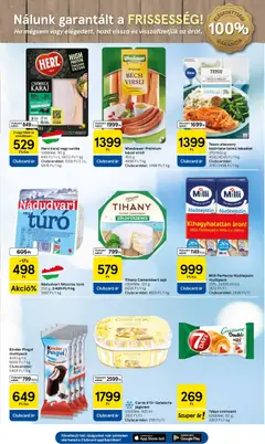 Tesco Szupermarket akciós újság - amely érvényes a következő dátumtól: 2026.07.09. | Oldal: 3 | Termékek: Főzőtejszín, Sonka, Protein, Sajt