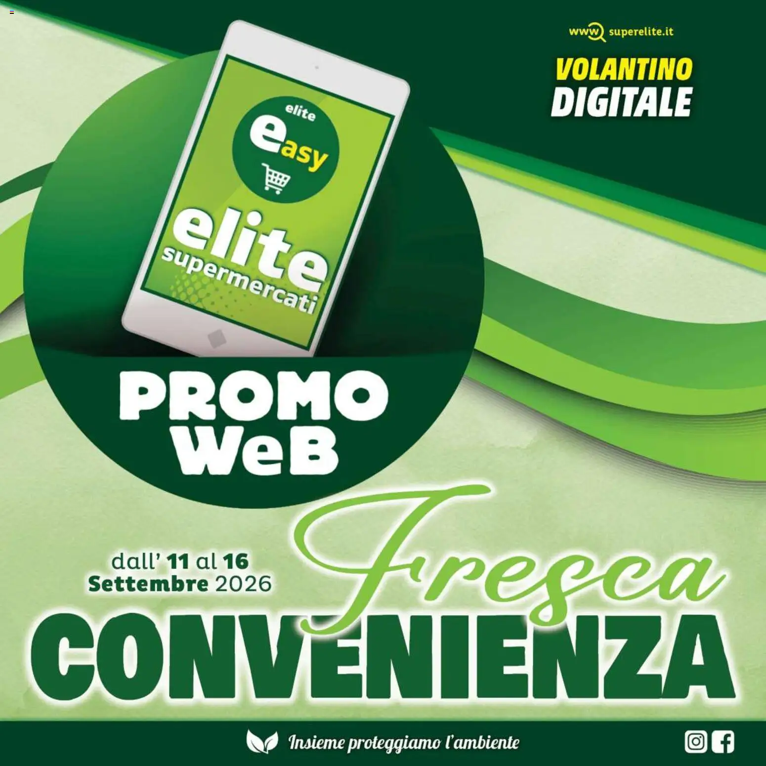 Volantino Elite Supermercati del 11/09/2026 | Pagina: 1