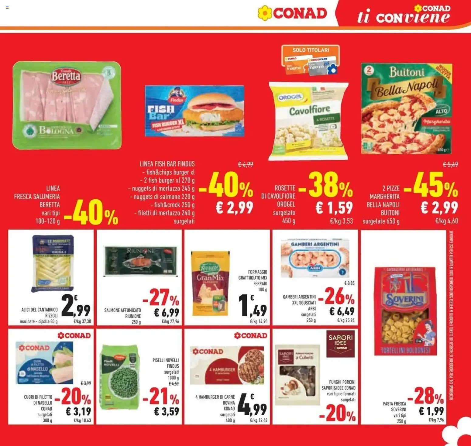 Volantino Conad dal 12/08/2026 > Anteprima | Pagina: 17 | Prodotti: Salmone affumicato, Filetto, Funghi, Piselli