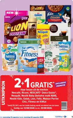 Carrefour folder week 33 - Voorbeeld van een folder van Carrefour, geldig van 12/08/2026 | Pagina: 5 | Producten: Vanille, Dessert, Vitamine D, Melk
