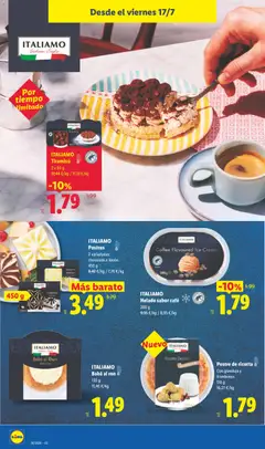 Vista previa ITALIAMO Babà al ron, 130 g válido desde el 13/07/2026 | Página: 50
