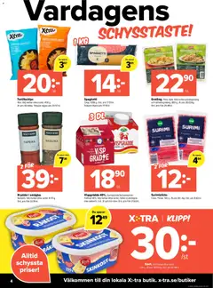 Coop X:-TRA erbjudanden - Förhandsvisning av reklamblad från butik Coop X:-TRA aktuell från 08.06.2026 | Sida: 4