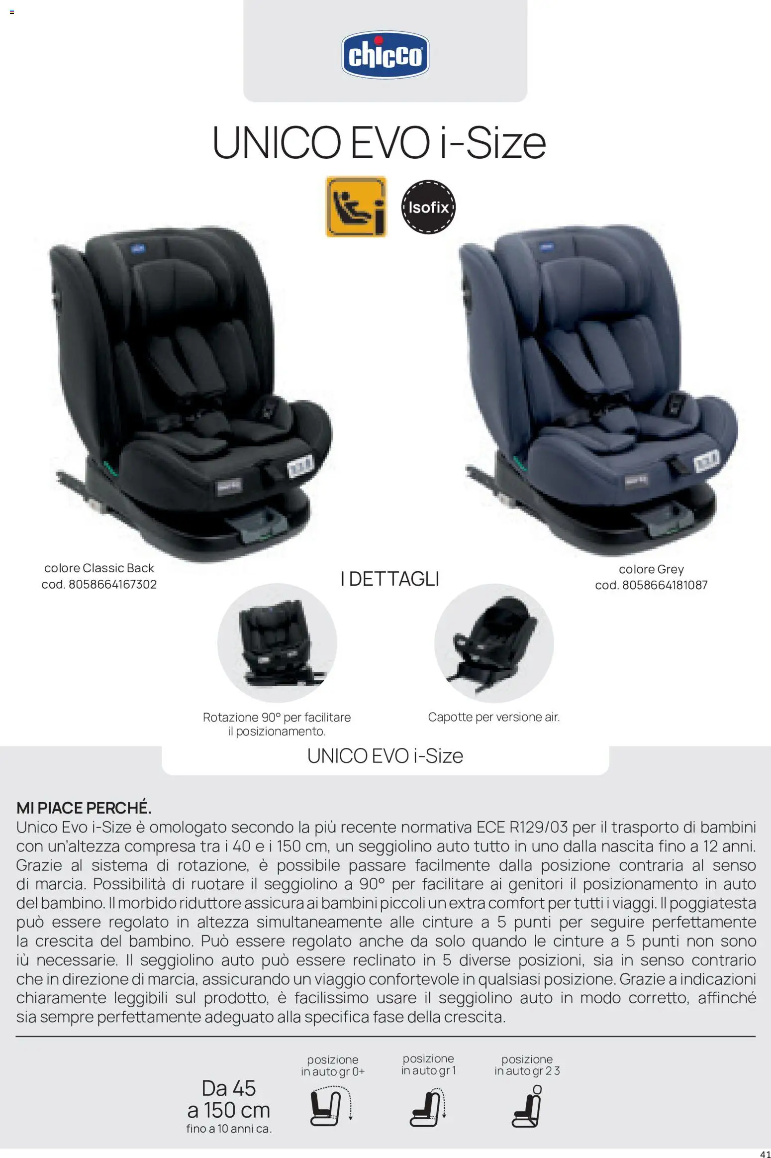 Volantino Prenatal del 16/09/2026 | Pagina: 41 | Prodotti: Seggiolino