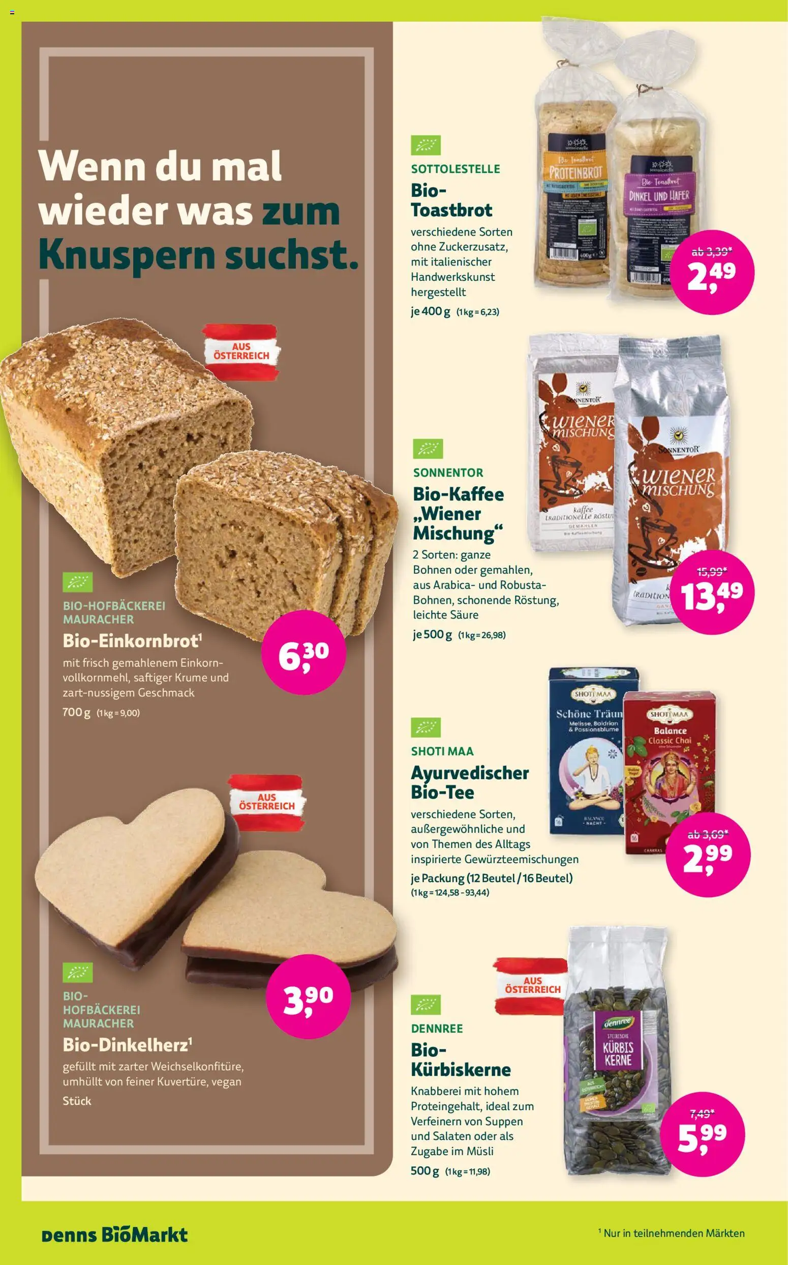 Denns BioMarkt Angebote gültig ab 06.05.2026 | Seite: 10 | Produkte: Kürbis, Kaffee