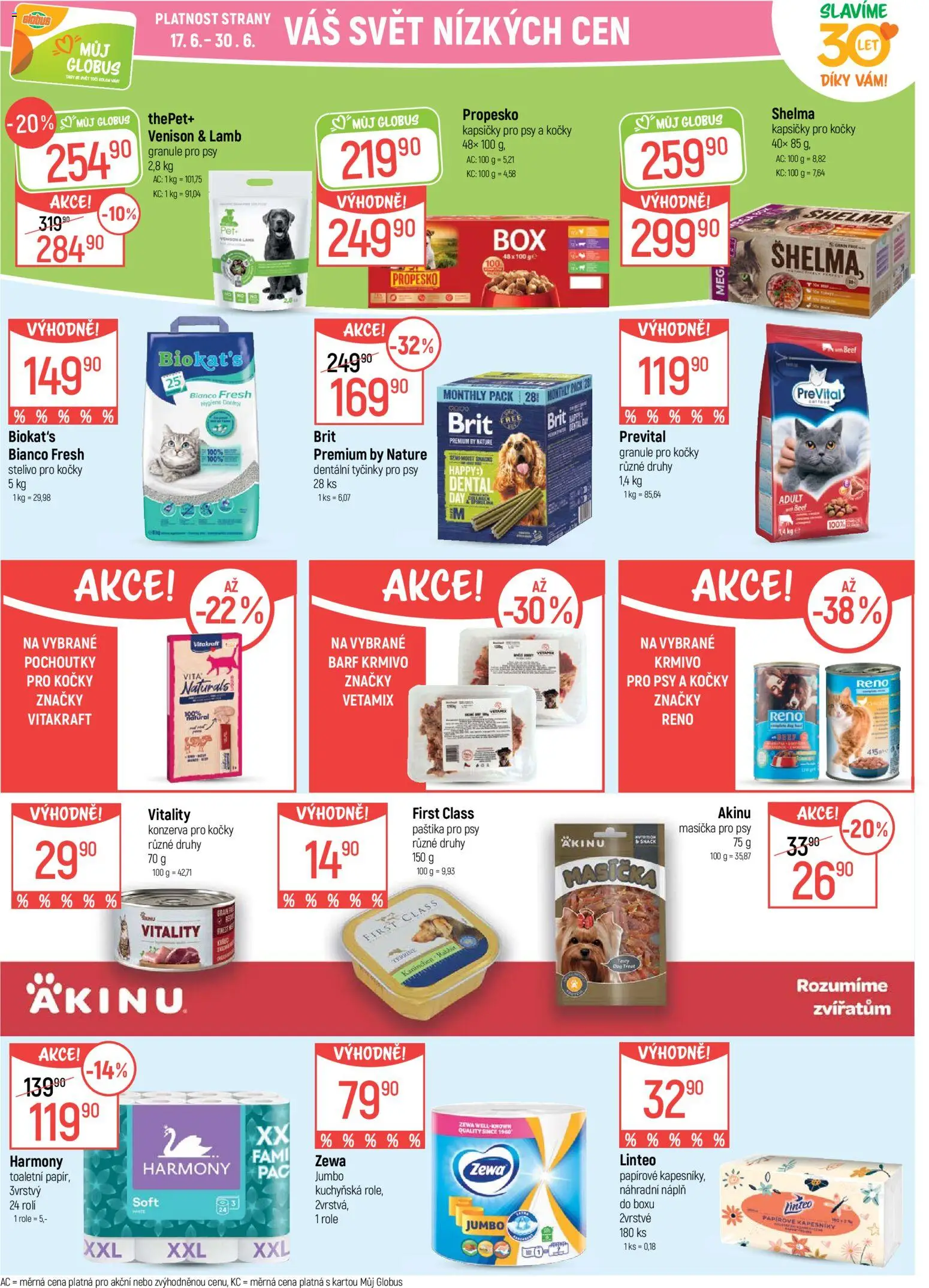 Globus leták od 17.06.2026 | Strana: 35 | Produkty: Stelivo pro kočky, Kapsičky pro kočky, Tyčinky, Paštika