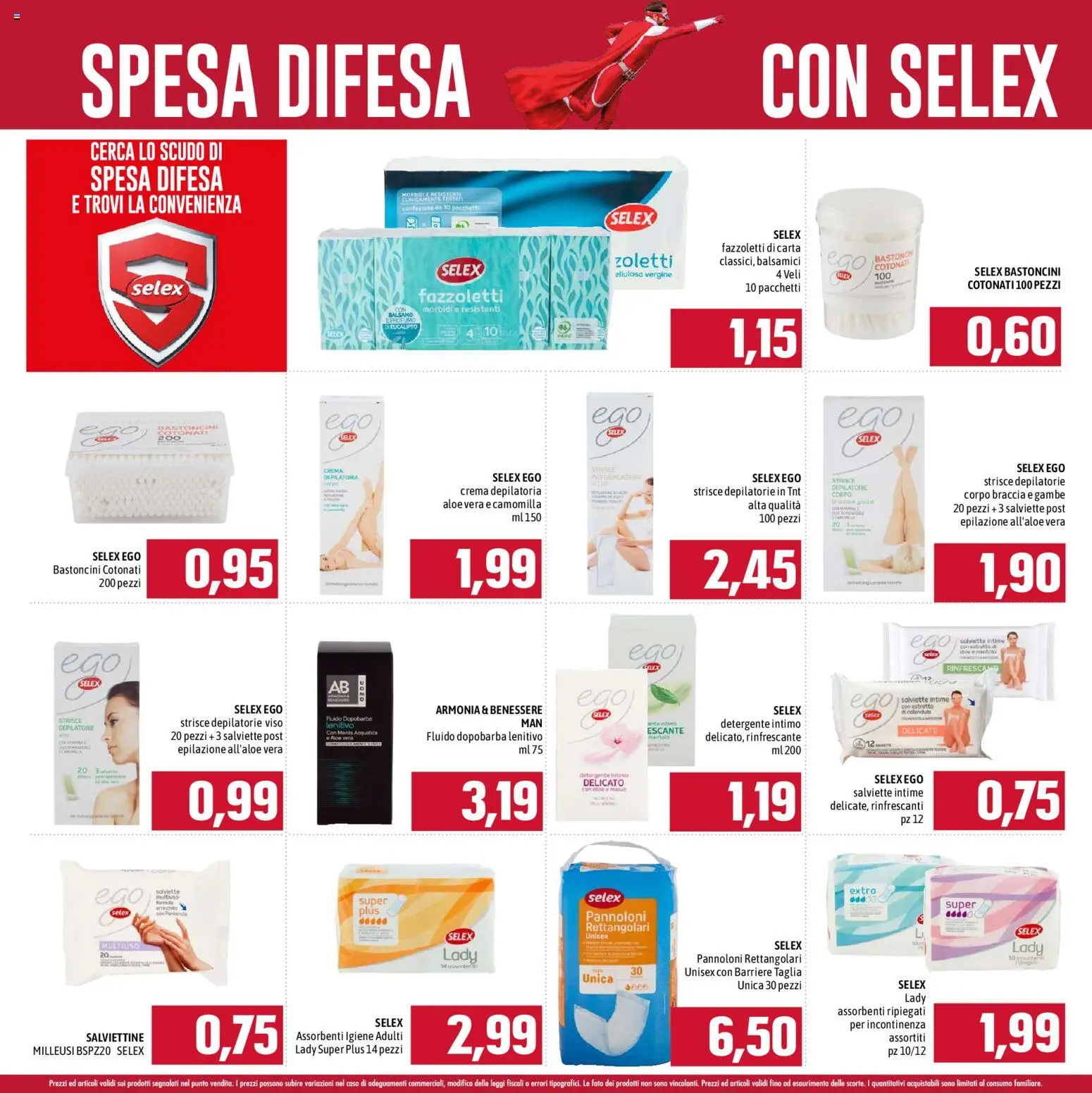Volantino Emisfero del 01.02.2026 | Pagina: 24 | Prodotti: Crema, Fazzoletti di carta, Crema depilatoria, Fazzoletti