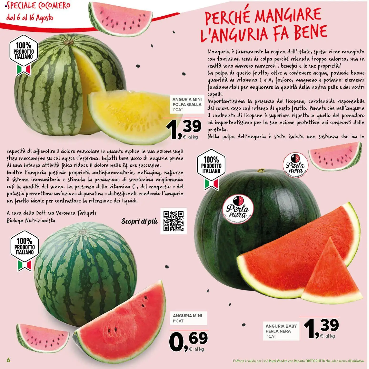 Volantino Todis del 06/08/2026 | Pagina: 6 | Prodotti: Succo, Pomodoro, Anguria