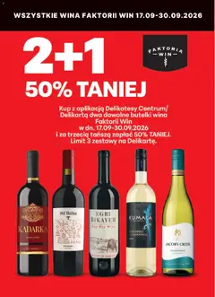 Pogląd oferty "Delikatesy Centrum gazetka - DeliBarek" - ważna od 17.09.2026 | Strona: 2 | Produkty: Chardonnay, Delikatesy, Egri bikaver