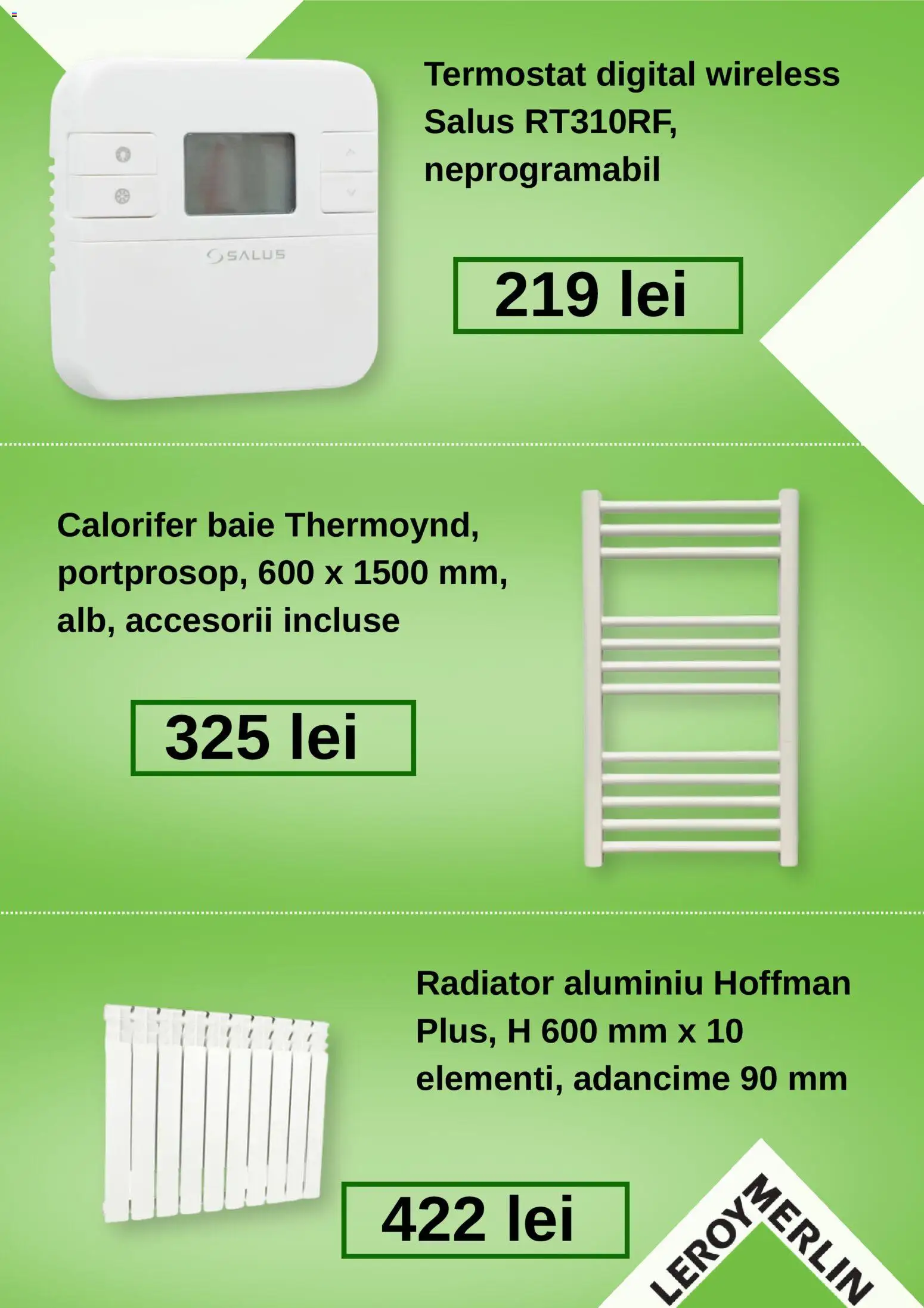 Noul catalog Leroy Merlin – valabil de la 16.10.2026 | Pagină: 3 | Produse: Calorifer