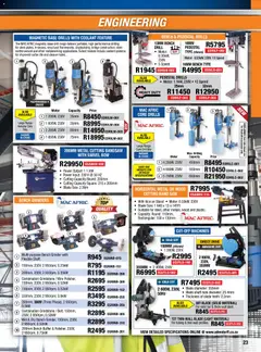 Adendorff specials catalogue – valid from 01/07/2026 | Page: 25 | Products: Pedestal, Cutter, Drill, Light