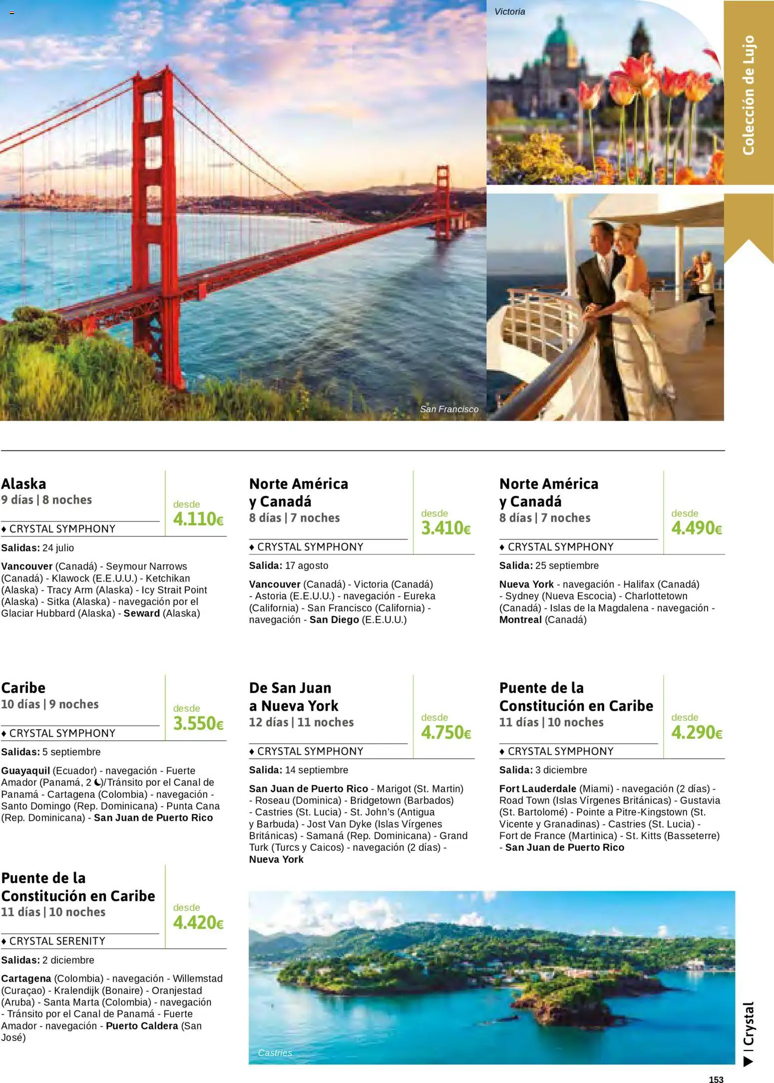 Viajes El Corte Inglés Cruceros marítimos │ válido desde el 01/01/2026 | Página: 154 | Productos: Navegación