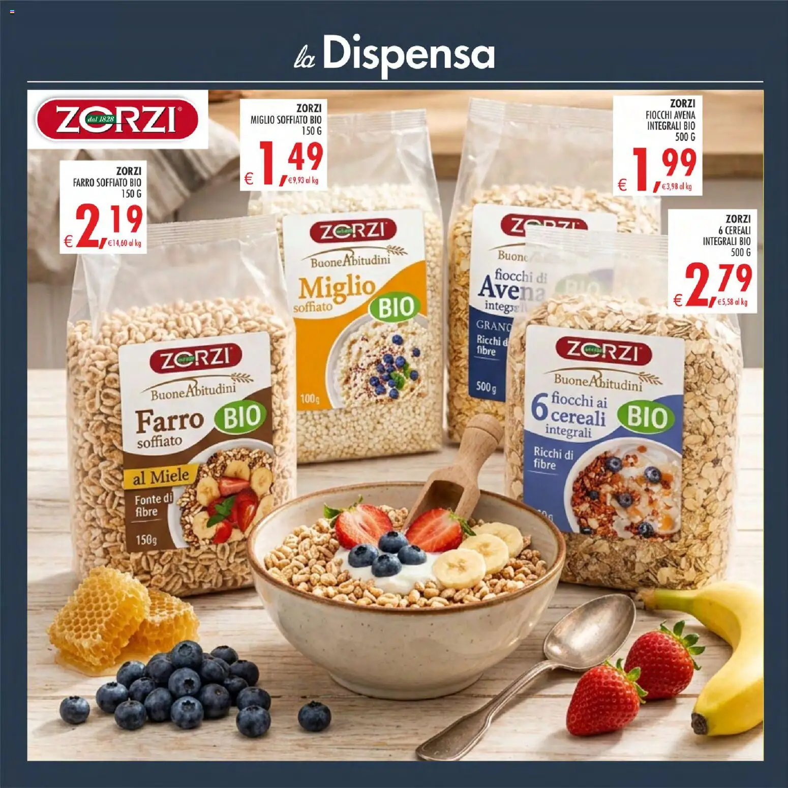 Volantino Decò del 23/10/2026 | Pagina: 32 | Prodotti: Cereali, Fiocchi, Miele, Farro