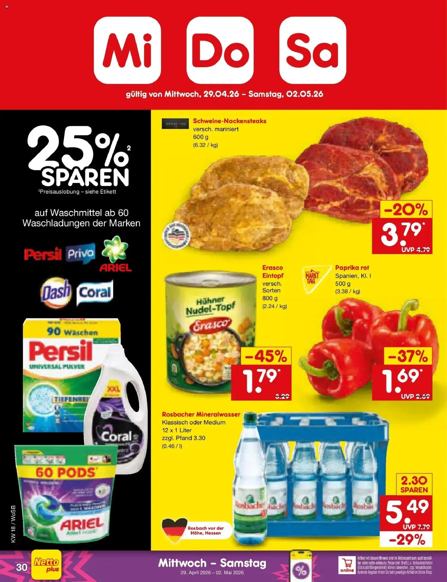 Netto Marken-Discount Prospekt Mannheim (ab 27.04.2026) » Angebote