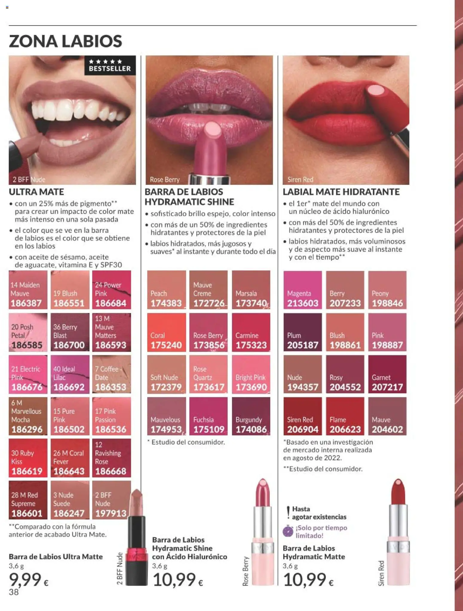 Catálogo AVON campaña 7 │ válido desde el 01/07/2026 | Página: 38