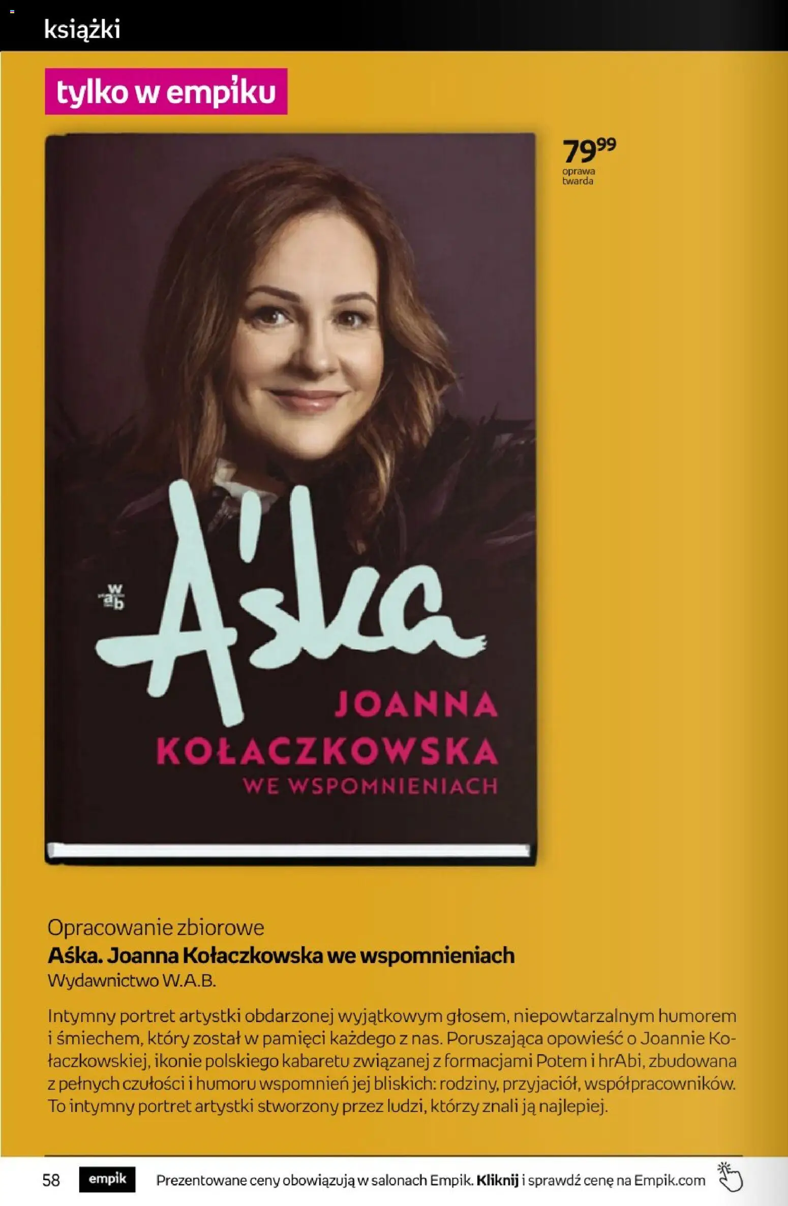 Empik Black Weeks od 28.10.2026 | Strona: 58 | Produkty: Książki