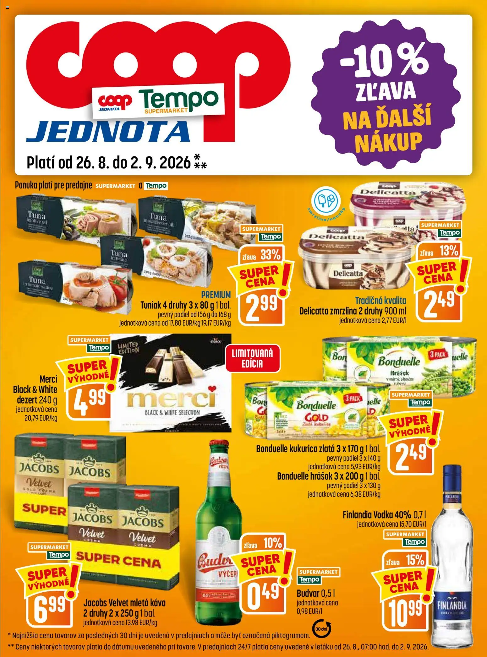 Nové COOP Jednota akcie – leták je platný od 26.08.2026 | Strana: 17